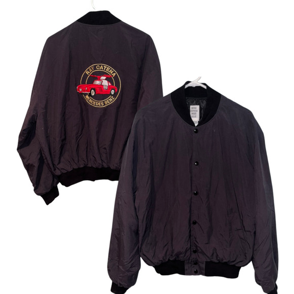 Mercedes-Benz Other - Mercedes Benz Ray Catena Bomber Jacket Mercedes 300sl Gullwing Vintage Sz. XL